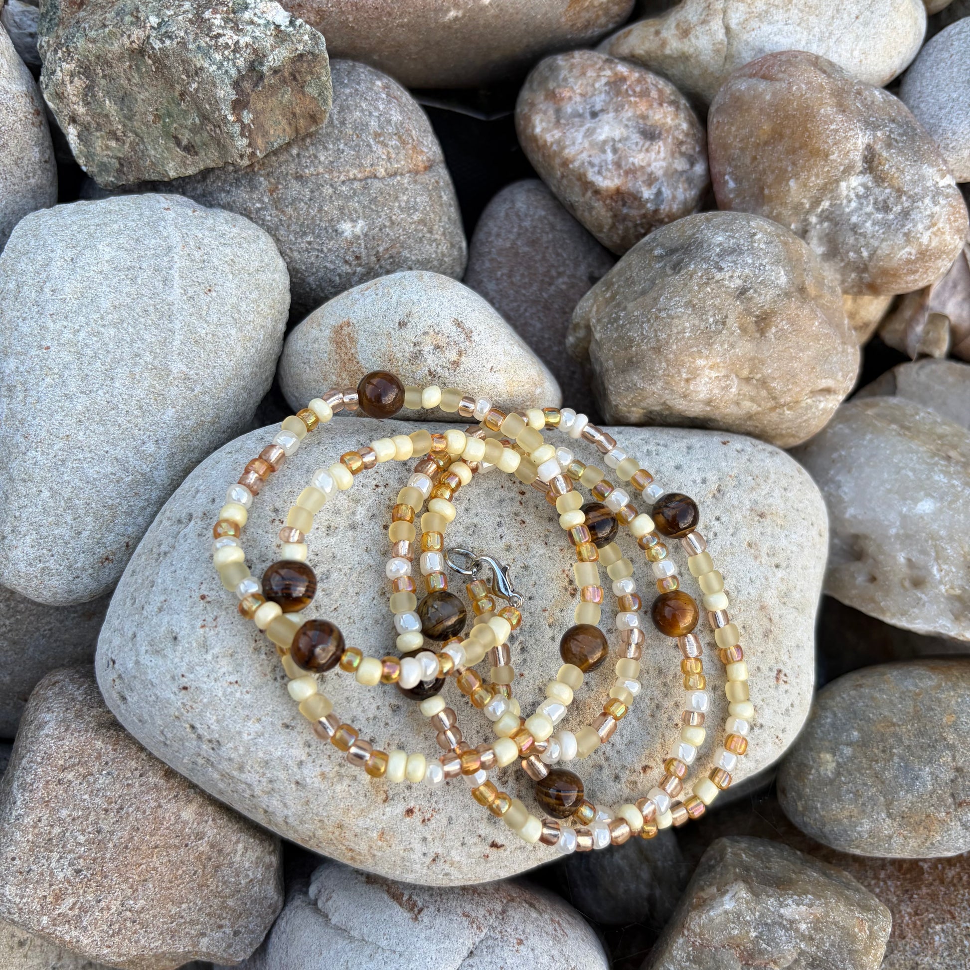 Tiger’s Eye | The Grounded Confidence Waist Bead Set