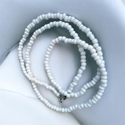 “Pure | White Energy Waist Beads”