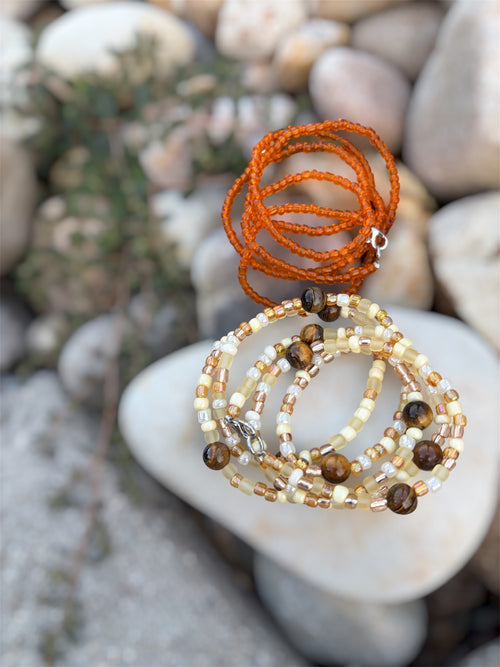 Tiger’s Eye | The Grounded Confidence Waist Bead Set